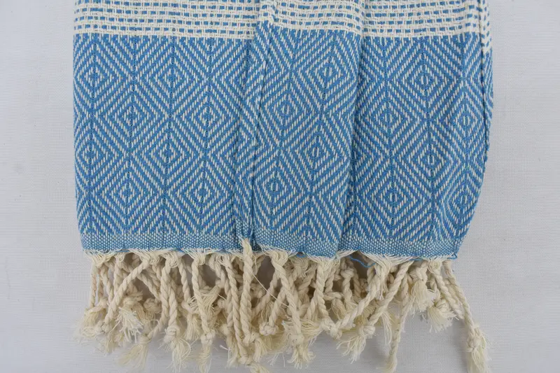 Monogram Kitchen Towel, Spa Towel, Beach Theme Wedding Gift, Bridesmaid Gifts, Monogram Hand Towel, Handmade Gift, 36x18 Cotton Diamond Towel - 6