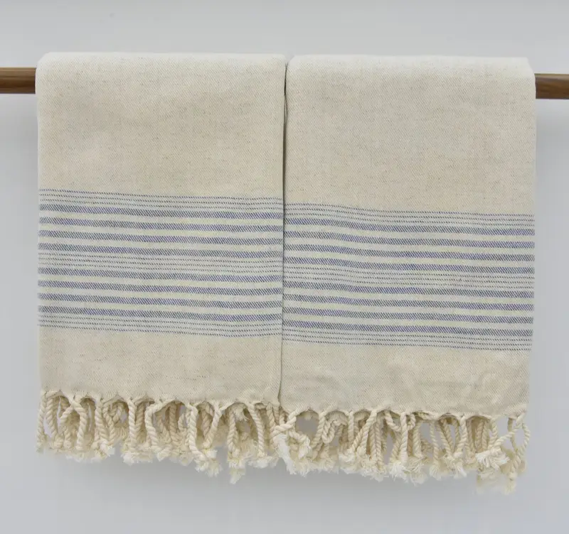 68x40 Linen Striped Towel, Spa Towel, Organic Turkish towel, Turkish towel, Housewarming Gift, Monogrammed Beach Towel, Bridesmaid Towel, Xmas Gifts - 6