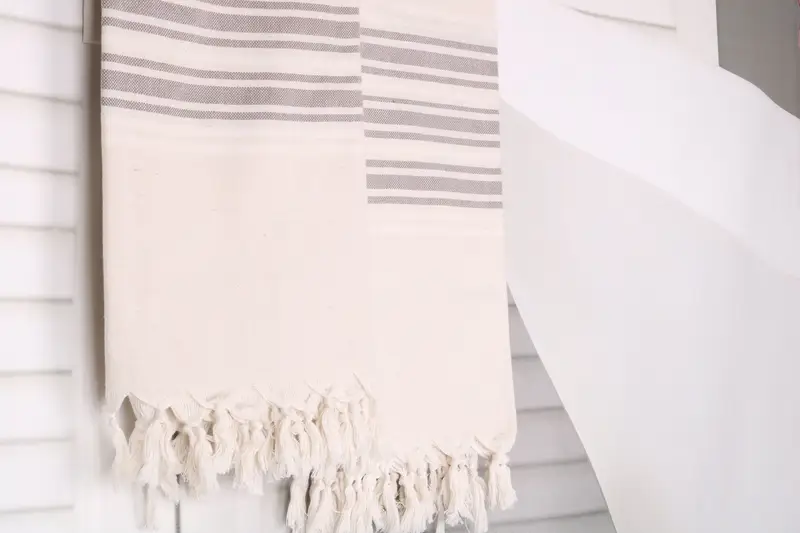 Beach Towel Bulk, Pool Towels, Personalized Towel, Handmade Gift, Peshtemal Towel USA, Personalized Bridesmaid Gift, 70x40 Linen Striped Towel - 8