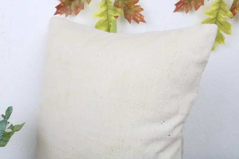 Cushion, 16x16 White Cushion Case, Ethnical Kilim Rug Pillow, Kilim Pillow Cover, Kilim Cushion Sham, Bohemian Cushion Pillow Sham - 5