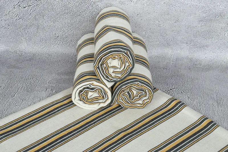 Custom Wedding Gifts, Gym Towel, Fouta towel, Valentines Day Gift For Him, 70x38 Cotton Striped Towel, Bridal Shower Gift, Friends Beach Towel - 8
