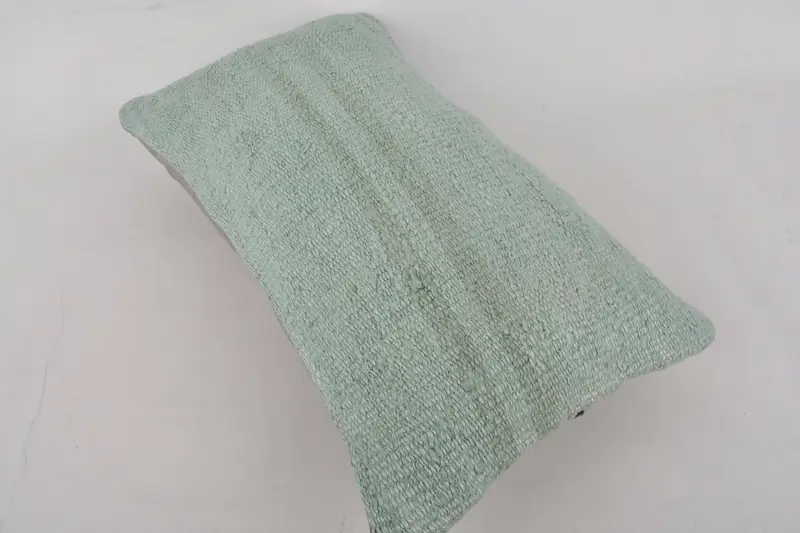 Hippie Throw Cushion Cover, 12x20 White Pillow Cover, Art Deco Cushion, Turkish Pillow, Cushion, Vintage Kilim Throw Pillow, Kilim Pillow - 7