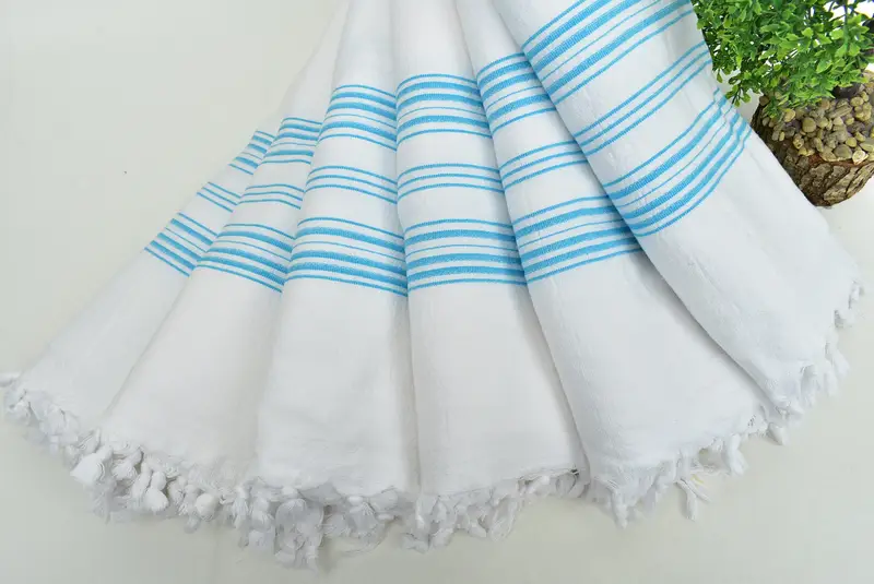 70x40 Cotton Striped Terry Towel, Monogram Towels, Spa Towel, Custom Wedding Gift, Bathroom Towel, Custom Beach Towel, Best Beach Towel - 4