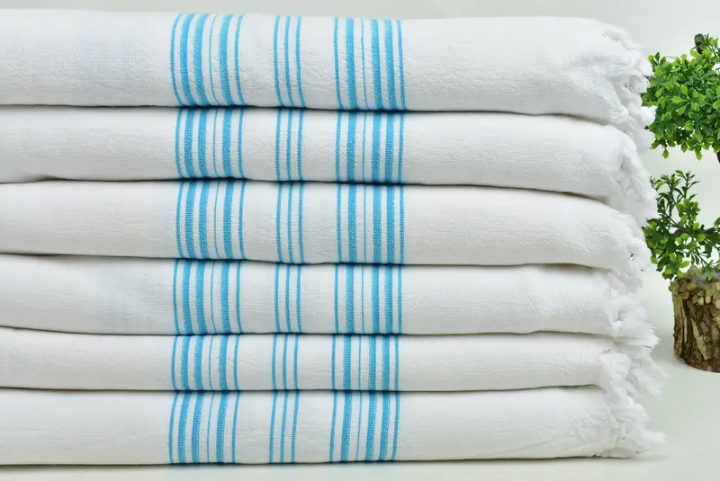 70x40 Cotton Striped Terry Towel, Monogram Towels, Spa Towel, Custom Wedding Gift, Bathroom Towel, Custom Beach Towel, Best Beach Towel - 3