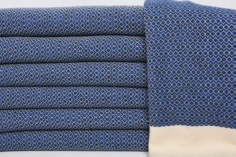 40x20 Cotton Diamond Towel, Valentine Day Gift For Her, Turkish Hand Towel, Personalized Gifts, Wedding Gift, Memorial Gift, Spa Towel, Summer Gift - 1