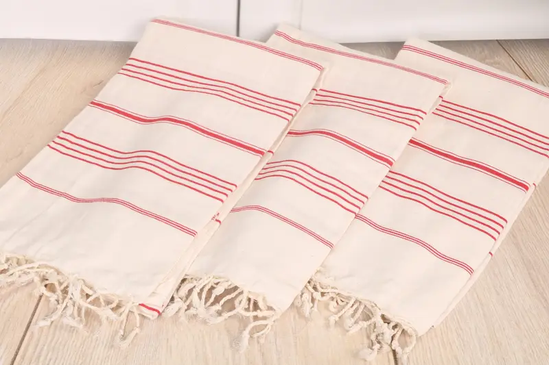Travel towel, Spa Towel, Home Decor Gifts, Luxury towel, Bridal Party Gifts, Monogram Towels, Turkish bath towel for spa, 70x40 Linen Striped Towel - 6