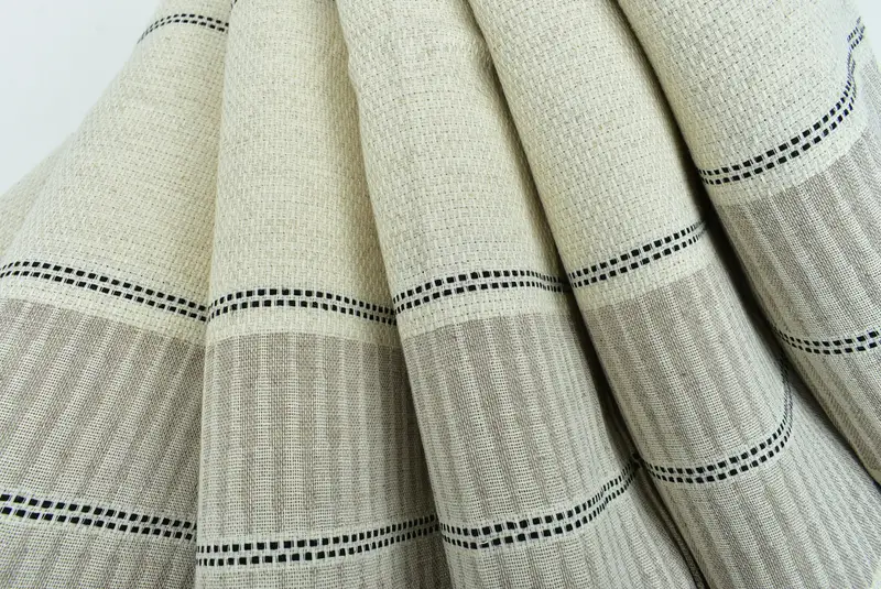 Toalla a rayas de lino 40x20, toalla de regalo de dama de honor, toalla de gimnasia, toalla de mano personalizada, regalos personalizados, regalo de boda, toalla de baño turco de monograma - 5