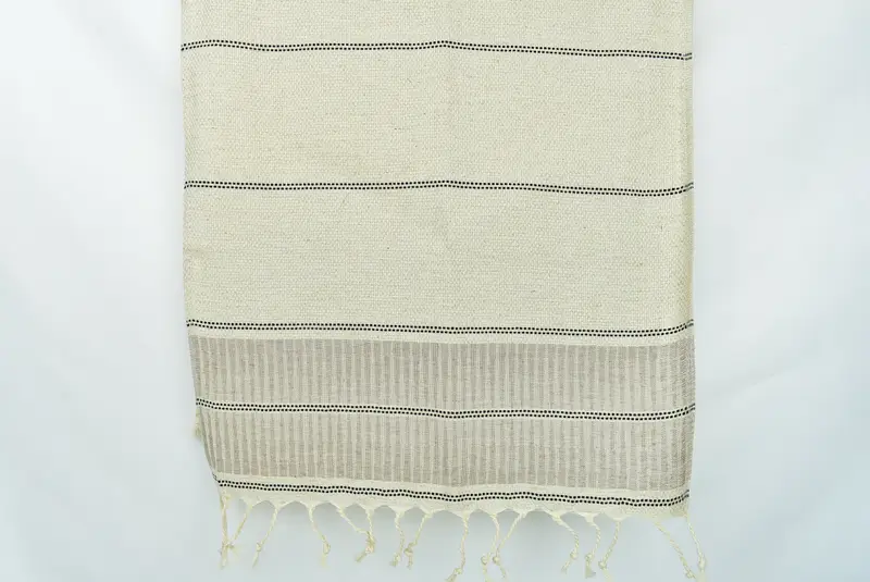 Toalla a rayas de lino 40x20, toalla de regalo de dama de honor, toalla de gimnasia, toalla de mano personalizada, regalos personalizados, regalo de boda, toalla de baño turco de monograma - 8