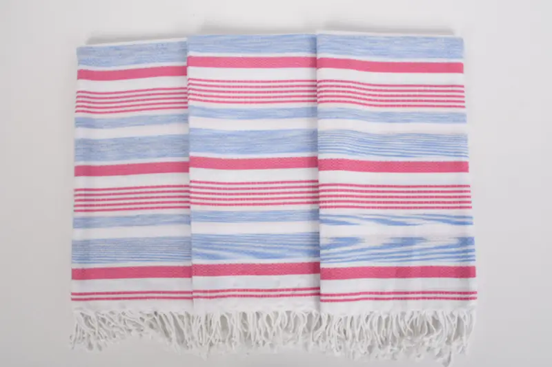 Bridal Gifts, Luxury Beach Towel, Bachelorette Party Gifts, Turkish Towel Bulk, Embroidered Towel, Housewarming Gift, 70x40 Cotton Striped Towel - 7