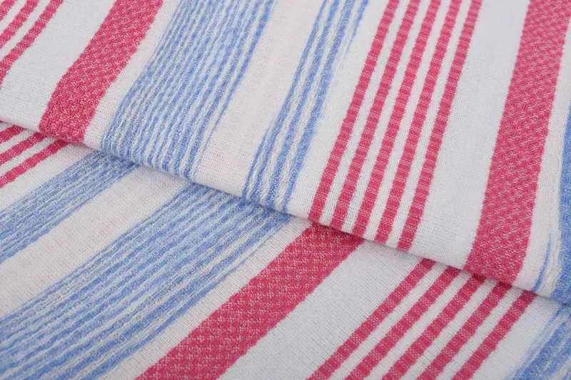 Bridal Gifts, Luxury Beach Towel, Bachelorette Party Gifts, Turkish Towel Bulk, Embroidered Towel, Housewarming Gift, 70x40 Cotton Striped Towel - 5