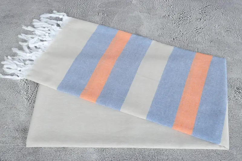Valentines Day Gift For Him, Summer Towel, Lightweight Turkish towel, 70x36 Cotton Striped Towel, Personalized Bridesmaid Gift, Bridal Shower Favors - 6