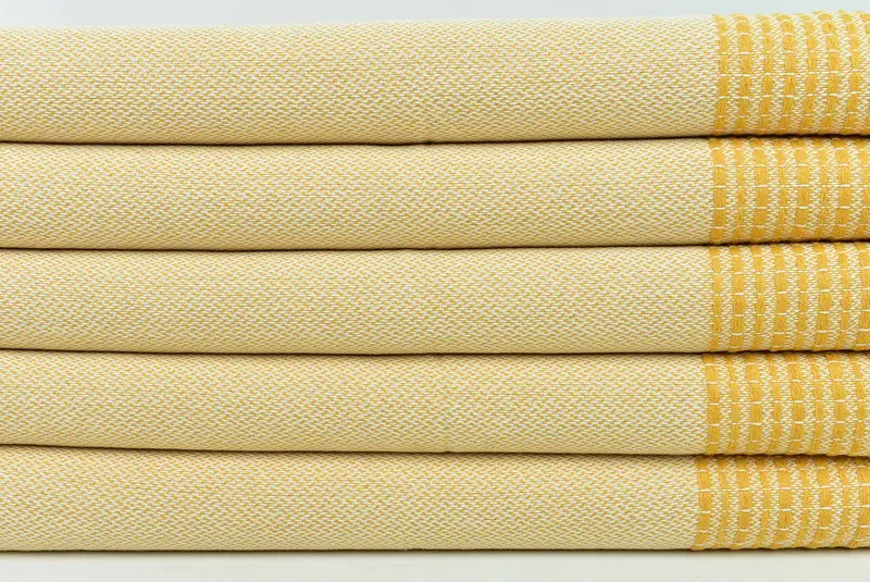 Monogram el havlu, tatil havlu, kişiselleştirilmiş hediye, Türk el havlu, düğün hediye fikirleri, ev için hediye, 40x20 pamuk çizgili havlu - 2