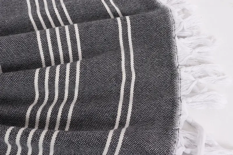 Personalized Blanket, Beach Bachelorette Party Decorations, Monogram Blanket, Bridesmaid Gifts, 96x70 Cotton Striped Towel, Bachelor Gifts - 8