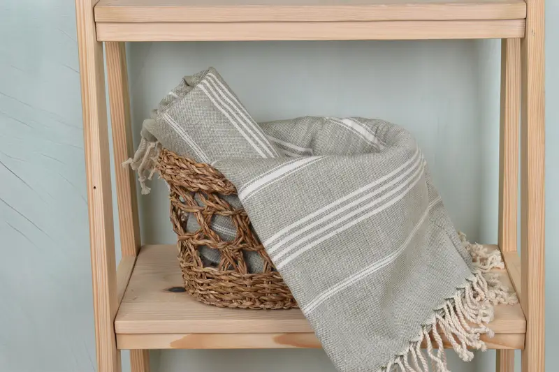 Best Wedding Gift, Housewarming Gift, Merry Christmas Gifts, Turkish bath towel, Custom Bath Towel, Turkish Towel USA, 68x40 Cotton Striped Towel - 4