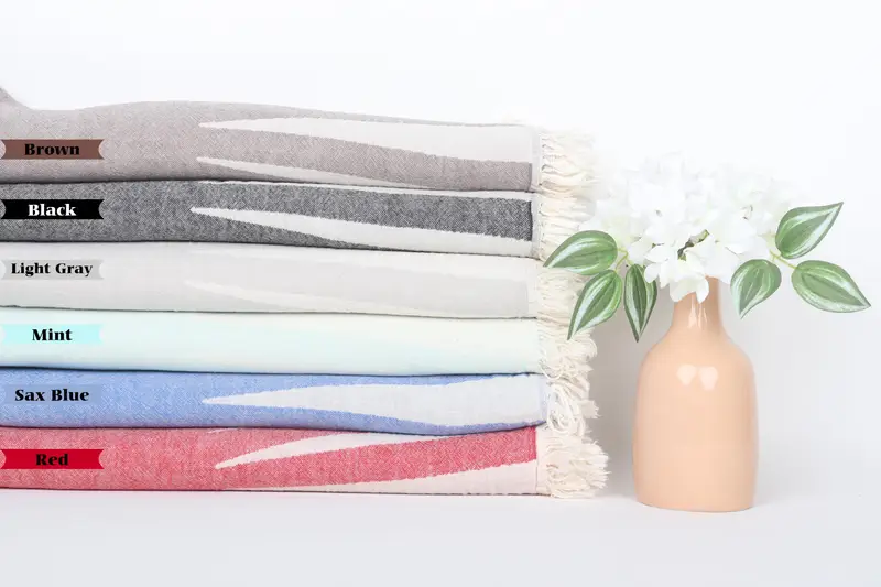 Turkish beach towel, Monogram Turkish Towel, Bridal Shower Gifts, Turkish Towel Monogram, Monogrammed Beach Towel, 70x36 Cotton Sun Design Towel - 1
