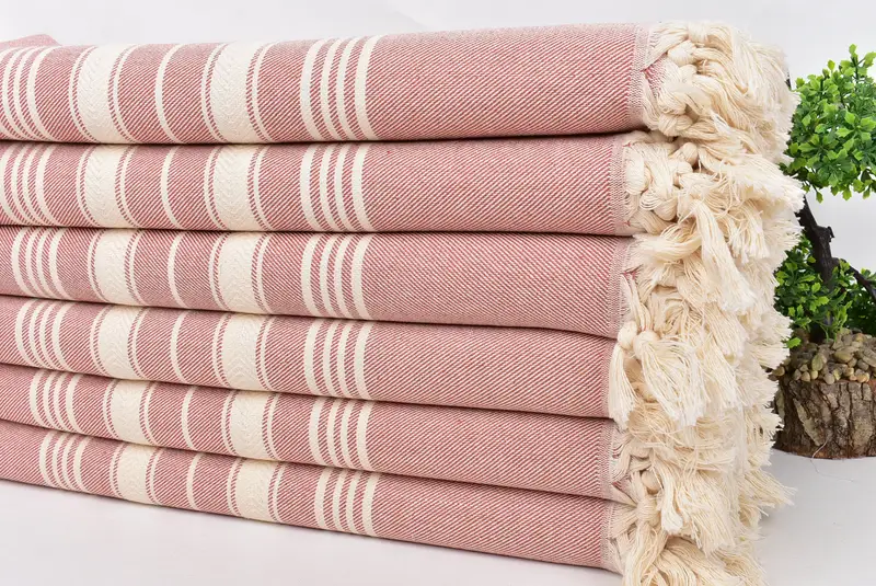 Beach Theme Bachelorette Party Gifts, Quick-Dry Beach Towel, Best Beach Towel, Bride Gift, Monogram Turkish Towel, 70x40 Cotton Herringbone Towel - 3