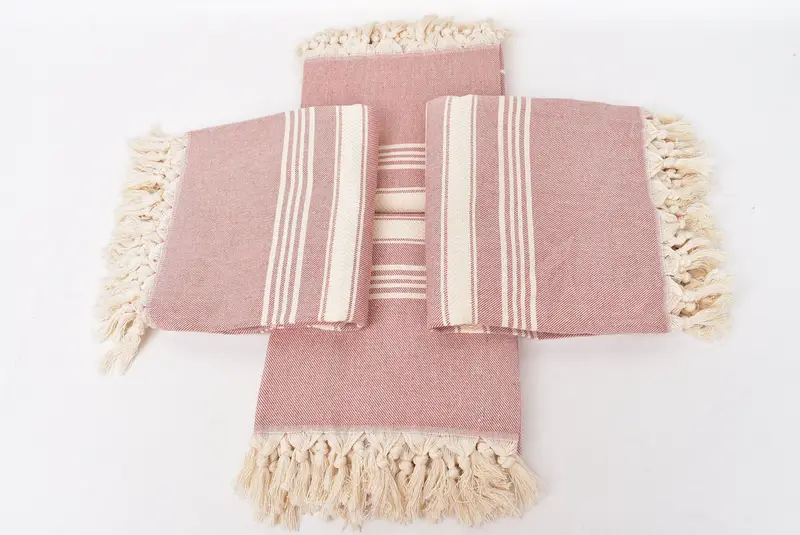 Beach Theme Bachelorette Party Gifts, Quick-Dry Beach Towel, Best Beach Towel, Bride Gift, Monogram Turkish Towel, 70x40 Cotton Herringbone Towel - 6