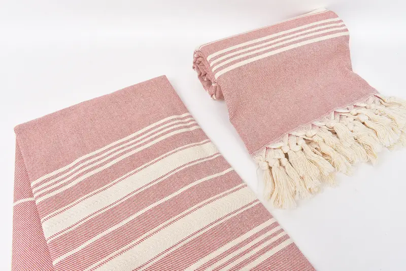 Beach Theme Bachelorette Party Gifts, Quick-Dry Beach Towel, Best Beach Towel, Bride Gift, Monogram Turkish Towel, 70x40 Cotton Herringbone Towel - 7
