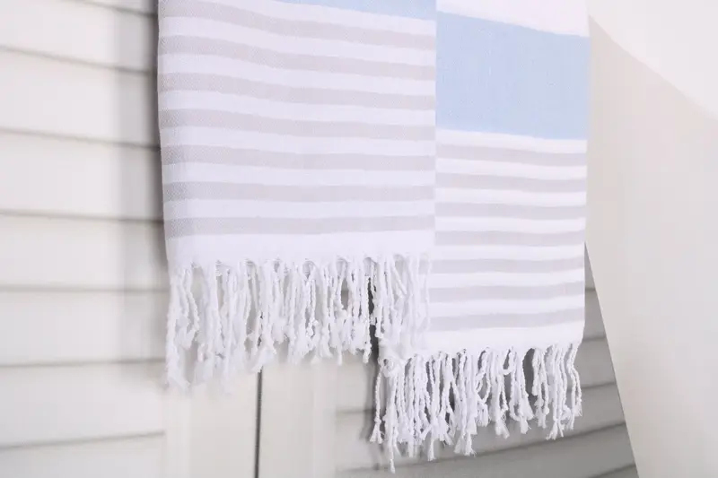 Bachelor Gift, Lightweight Turkish towel, Luxury towel, 70x40 Cotton Striped Towel, Custom Turkish Towel, Handwoven Turkish bath towel, Cotton towel - 8