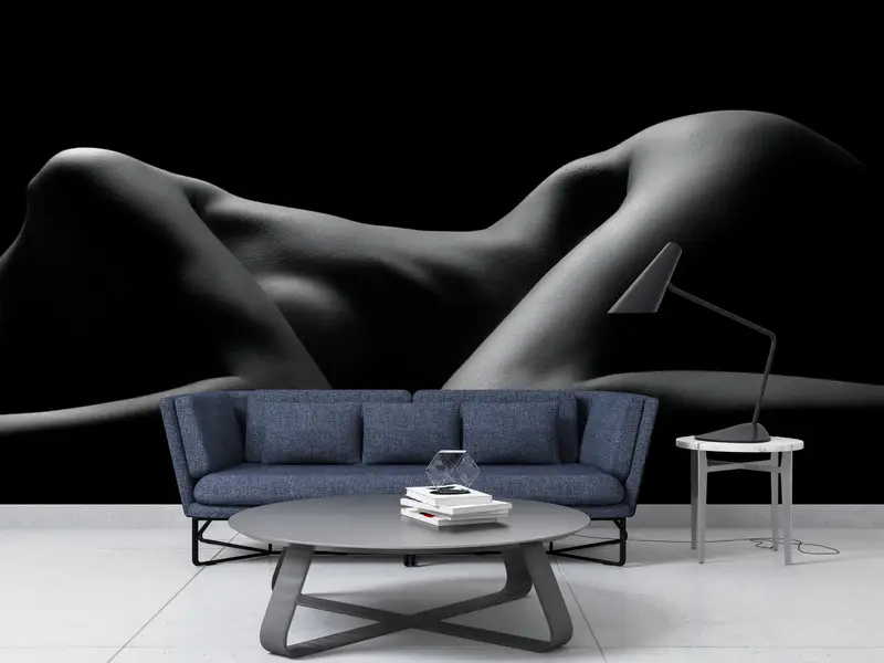 Sexy Girl Wall Paper, Bedroom Wall Art, Modern Wall Paper, Bright Wall Paper, Wall Paper Peel and Stick, Nude Woman Wall Painting, Mature - 8