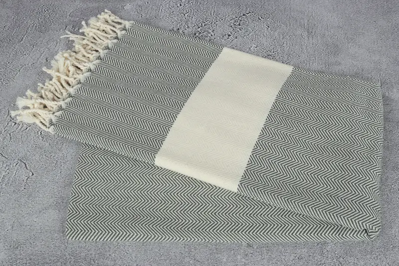 Personalized Beach Towel, Bachelorette Party Gifts Bridesmaids, Welcome Wedding Gift, Gym Towel, 70x40 Cotton Herringbone Towel, Quick-dry peshtemal - 6