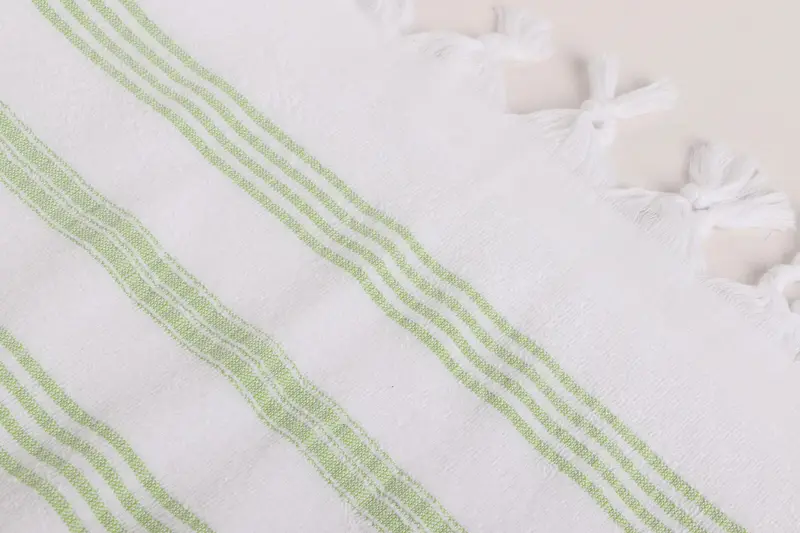Bridal Party Gifts, Personalized Gifts, Bulk Order Towel, Personalized Gift, 40x18 Cotton Striped Terry Towel, Monogram Kitchen Towel, Organic Towel - 7