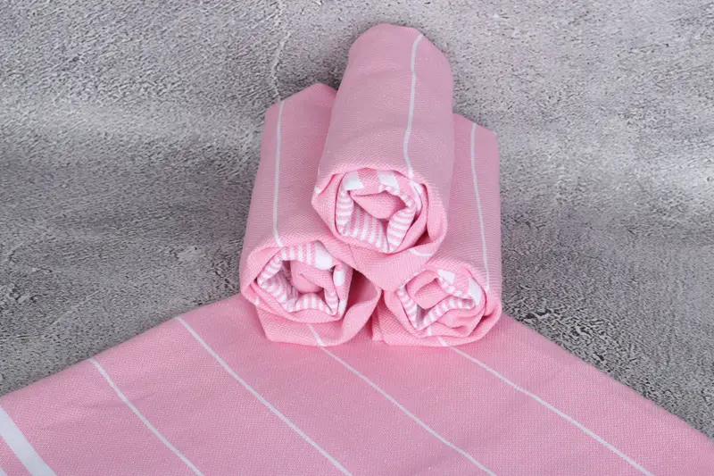 Wedding Gift, Valentines Day Gift For Him, Small Bath Towels, Monogrammed Hand Towel, Bachelorette Party Items, 40x24 Cotton Striped Towel - 7
