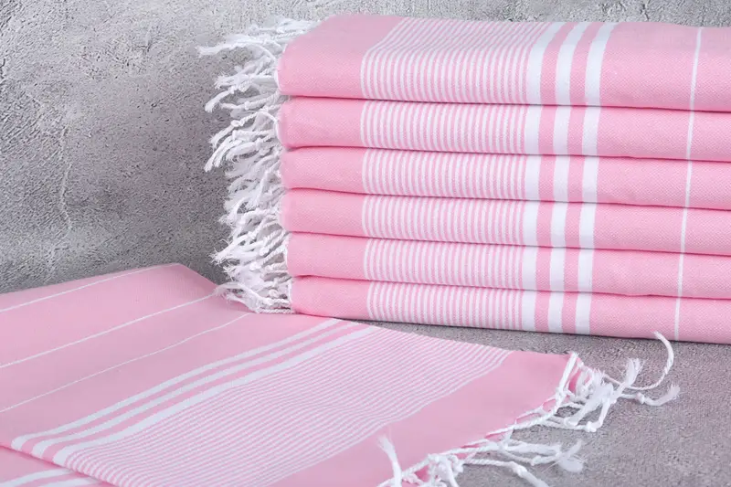 Wedding Gift, Valentines Day Gift For Him, Small Bath Towels, Monogrammed Hand Towel, Bachelorette Party Items, 40x24 Cotton Striped Towel - 2
