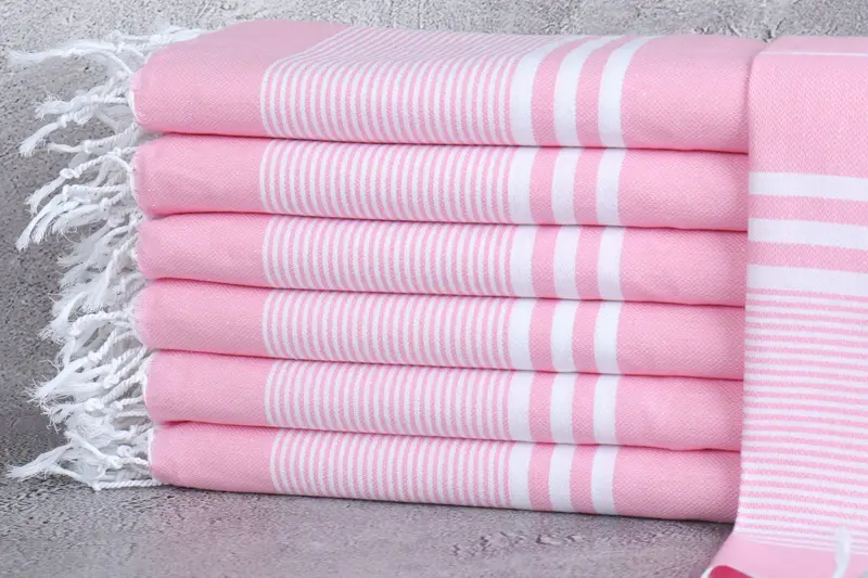Wedding Gift, Valentines Day Gift For Him, Small Bath Towels, Monogrammed Hand Towel, Bachelorette Party Items, 40x24 Cotton Striped Towel - 1