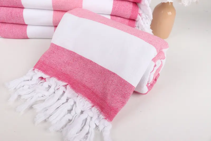 Best Friend Gift, Luxury towel, Wedding Gift For Bride, Bachelor Bachelorette Party Favors, Bachelor Party Favors, 64x36 Cotton Striped Terry Towel - 4