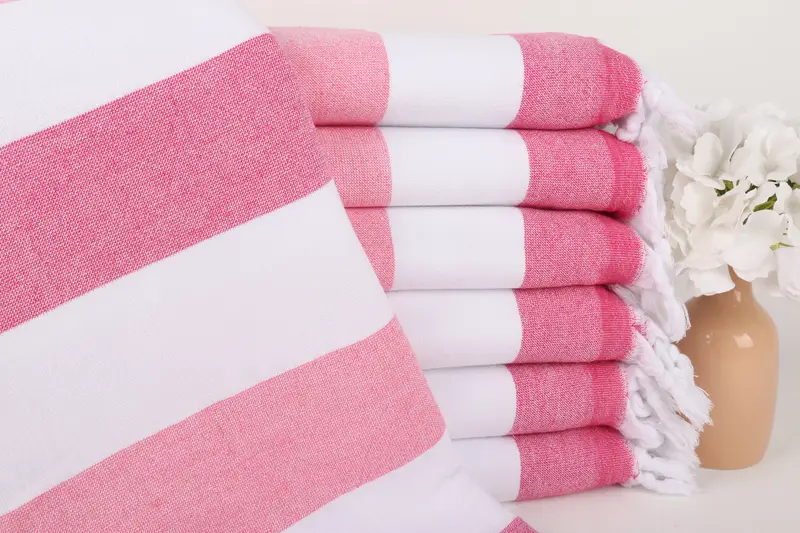 Best Friend Gift, Luxury towel, Wedding Gift For Bride, Bachelor Bachelorette Party Favors, Bachelor Party Favors, 64x36 Cotton Striped Terry Towel - 1