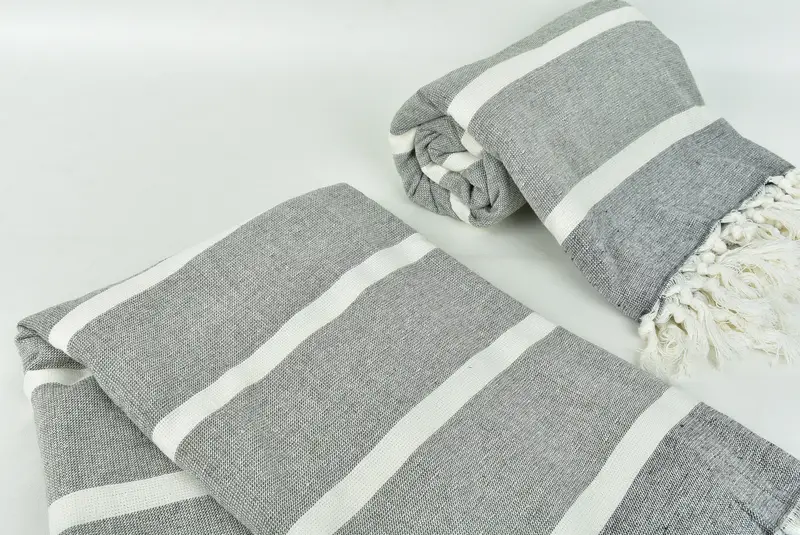 Organic towel, 64x40 Cotton Striped Towel, Best Friend Wedding Gift, Holiday Towel, Wedding Gift, Wedding Gifts Towel, Wedding Day Gift For Bride - 7