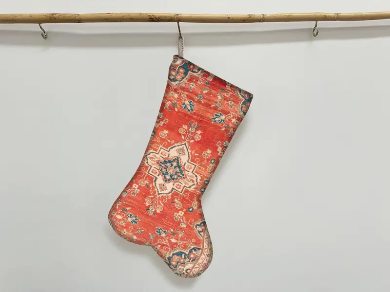 オリエンタルデザインのプリントストッキング：居心地の良いホリデーギフト、トルコの手作り