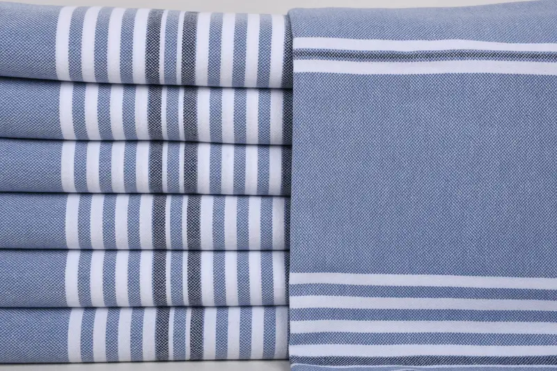 68x40 Cotton Striped Towel, Embroidered Towel, Custom Turkish Towel, Gift For The Home Decor, Handmade Gift, Valentines Day Gift Idea, Travel towel - 1