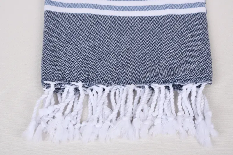 68x40 Cotton Striped Towel, Embroidered Towel, Custom Turkish Towel, Gift For The Home Decor, Handmade Gift, Valentines Day Gift Idea, Travel towel - 3