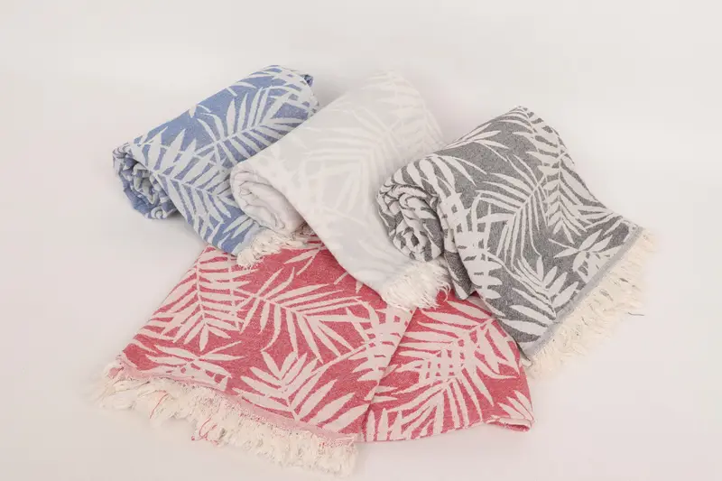 Custom Name Towel, 64x40 Cotton Floral Patterned Towel, Home Decor Towel, Custom Beach Towel, Turkish hand towel, Beach Towel Bulk, Organic towel - 5
