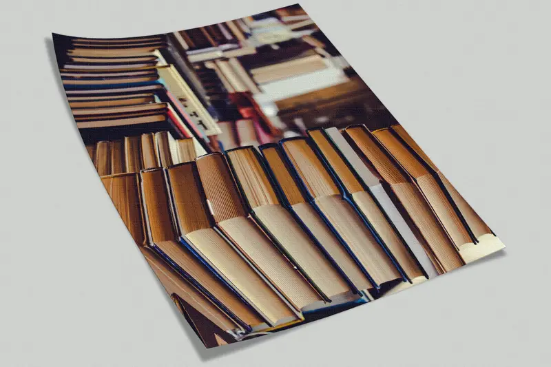 Book Photo Wallpaper, 3d Wall Paper, Wall Paper Peel and Stick, Books Mural, Custom Wall Paper, Modern Mural, Book Lover Gift Wall Decor, - 9