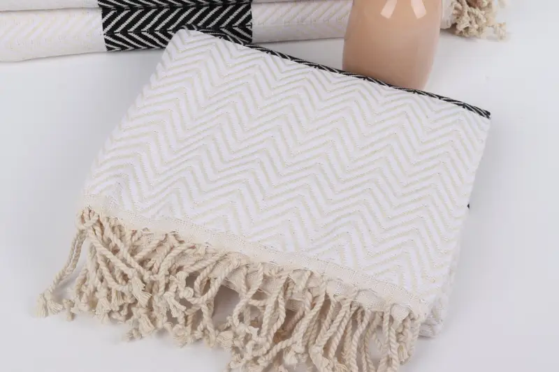 Bachelorette Party Decorations, 70x40 Cotton Chevron Towel, Bachelor Gifts, Turkish Towel Bulk, Boyfriend Christmas Gift, Scarf Towel, Custom Towel - 5
