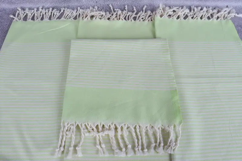 Bulk Order Towel, Bridal Shower Favor, 40x24 Cotton Striped Towel, Personalized Gift, Custom Hand Towel, Wedding Favors, Wedding Hand Made Gift - 4