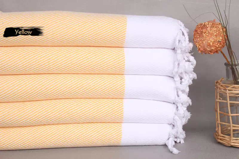 Organic Cotton Towel, Bridal Gifts, Gift For Her, Monogram Beach Towel, Personalized Turkish Towel, 64x36 Cotton Striped Towel, Custom Bath Towel - 3