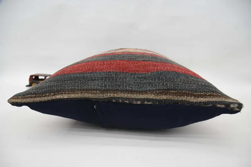 Neutral Pillow Cover, 20x28 Red Pillow, Boho Pillow, Armchair Cushion Case, Cushion Cover, Kilim Pillow, Turkish Pillow - 6
