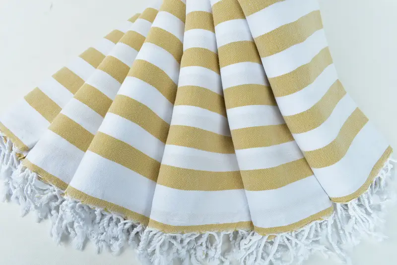 Best Beach Towel, 68x36 Cotton Striped Towel, Valentines Day Gift For Him, Personalized Towel, Bridal Shower Favors, Scarf Towel, Best Wedding Gift - 4