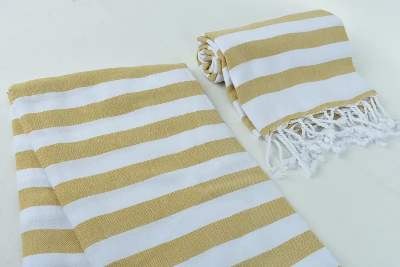 Best Beach Towel, 68x36 Cotton Striped Towel, Valentines Day Gift For Him, Personalized Towel, Bridal Shower Favors, Scarf Towel, Best Wedding Gift - 7