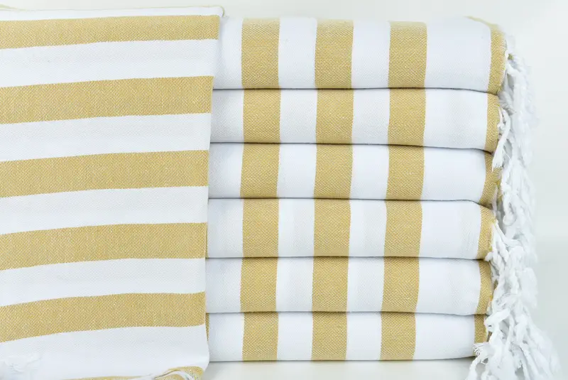 Best Beach Towel, 68x36 Cotton Striped Towel, Valentines Day Gift For Him, Personalized Towel, Bridal Shower Favors, Scarf Towel, Best Wedding Gift - 1