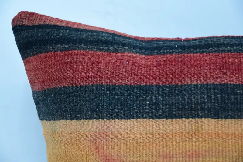 Turkish Pillow, Pillow Cover, Pillow for Couch, Cotton Cushion Cover, Pillow for Sofa, Outdoor Throw Pillow Sham, 24x24 Red Pillow Case - 2