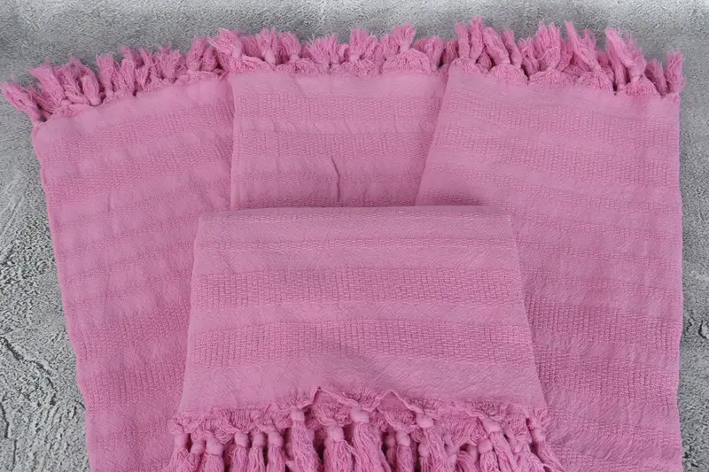 Toalla personalizada, regalo para ella, regalo de la dama de honor, 68x36 toalla a rayas lavadas de algodón, regalos de despedida de boda de México, regalo de boda personalizado - 4