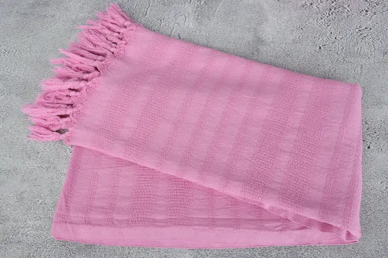 Toalla personalizada, regalo para ella, regalo de la dama de honor, 68x36 toalla a rayas lavadas de algodón, regalos de despedida de boda de México, regalo de boda personalizado - 6