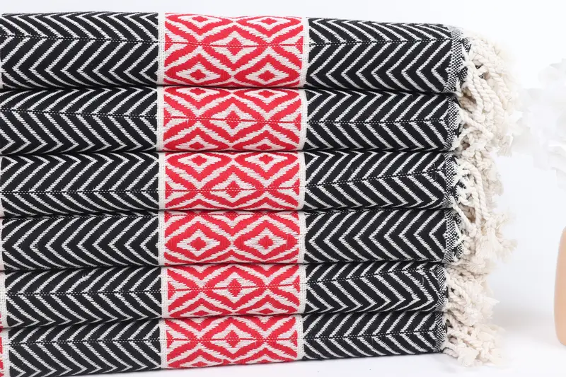 Monogram Beach Towel, Beach Towel Monogram, 70x40 Cotton Chevron Towel, Home Decor Gifts, Customized Turkish Towel, Gift Towel, Turkish bath towel - 3