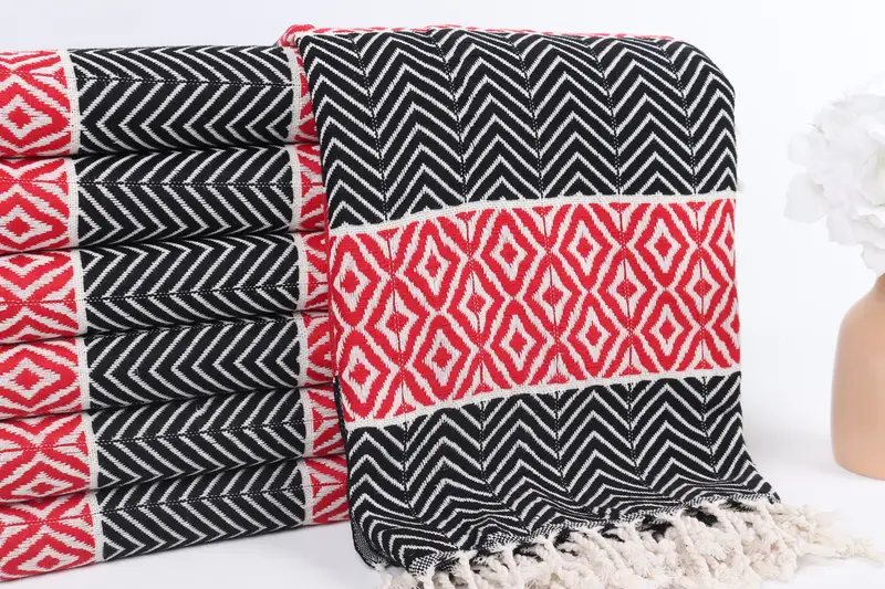 Monogram Beach Towel, Beach Towel Monogram, 70x40 Cotton Chevron Towel, Home Decor Gifts, Customized Turkish Towel, Gift Towel, Turkish bath towel - 2