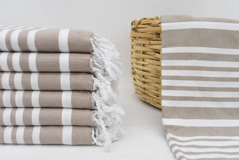 80x40 Cotton Striped Towel, Personalized Gifts, Custom Bath Towel, Girls Weekend Getaways Ideas, Unique Gift, Organic towel, Monogram Turkish Towel - 1